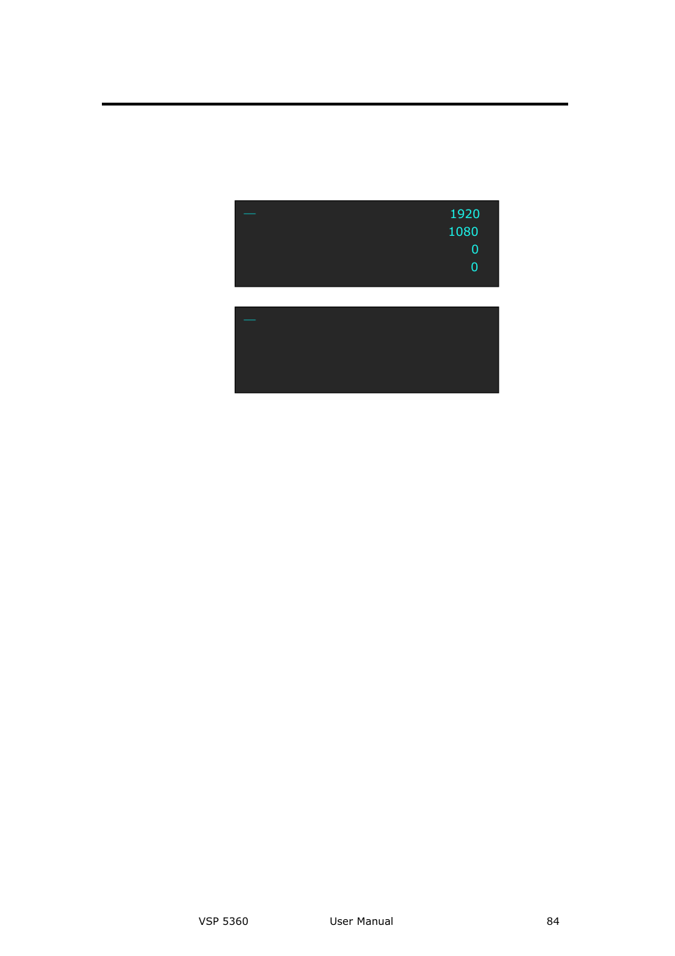 How to set the size and position of the image, System setup and operation | RGBLink VSP 5360 User Manual | Page 84 / 110