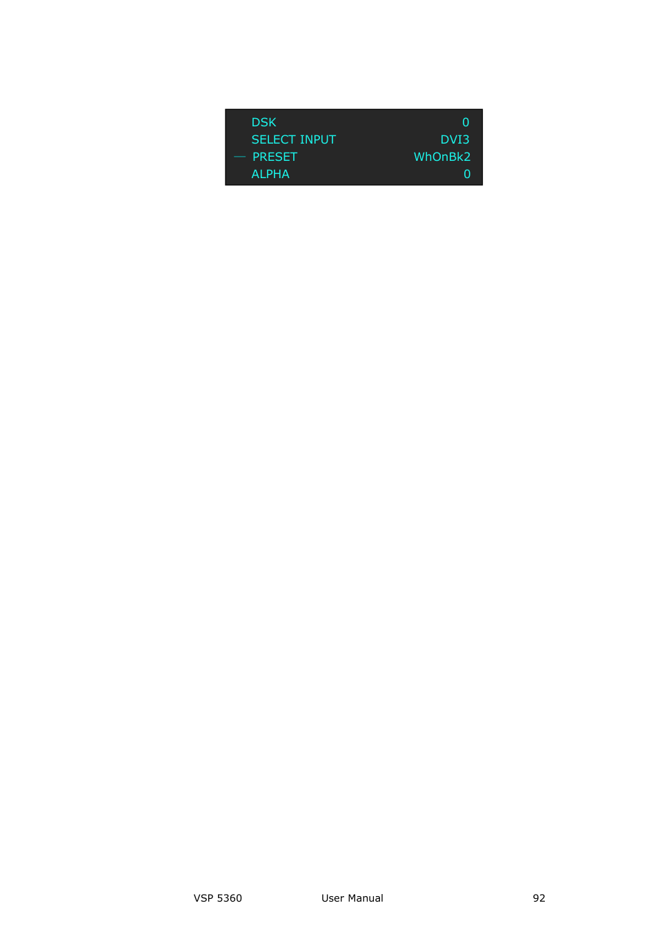 System setup and operation | RGBLink VSP 5360 User Manual | Page 92 / 110