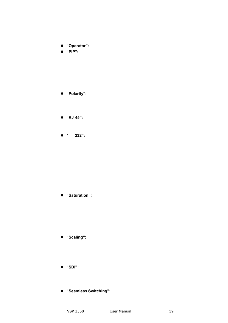 Introduction | RGBLink VSP 3550S User Manual User Manual | Page 19 / 88