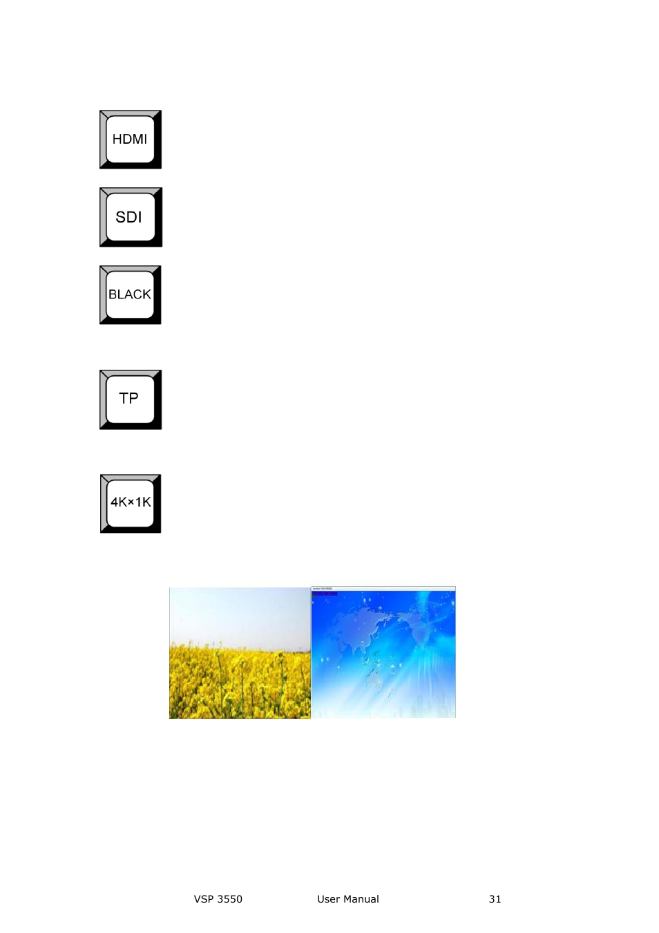 Hardware orientation | RGBLink VSP 3550S User Manual User Manual | Page 31 / 88
