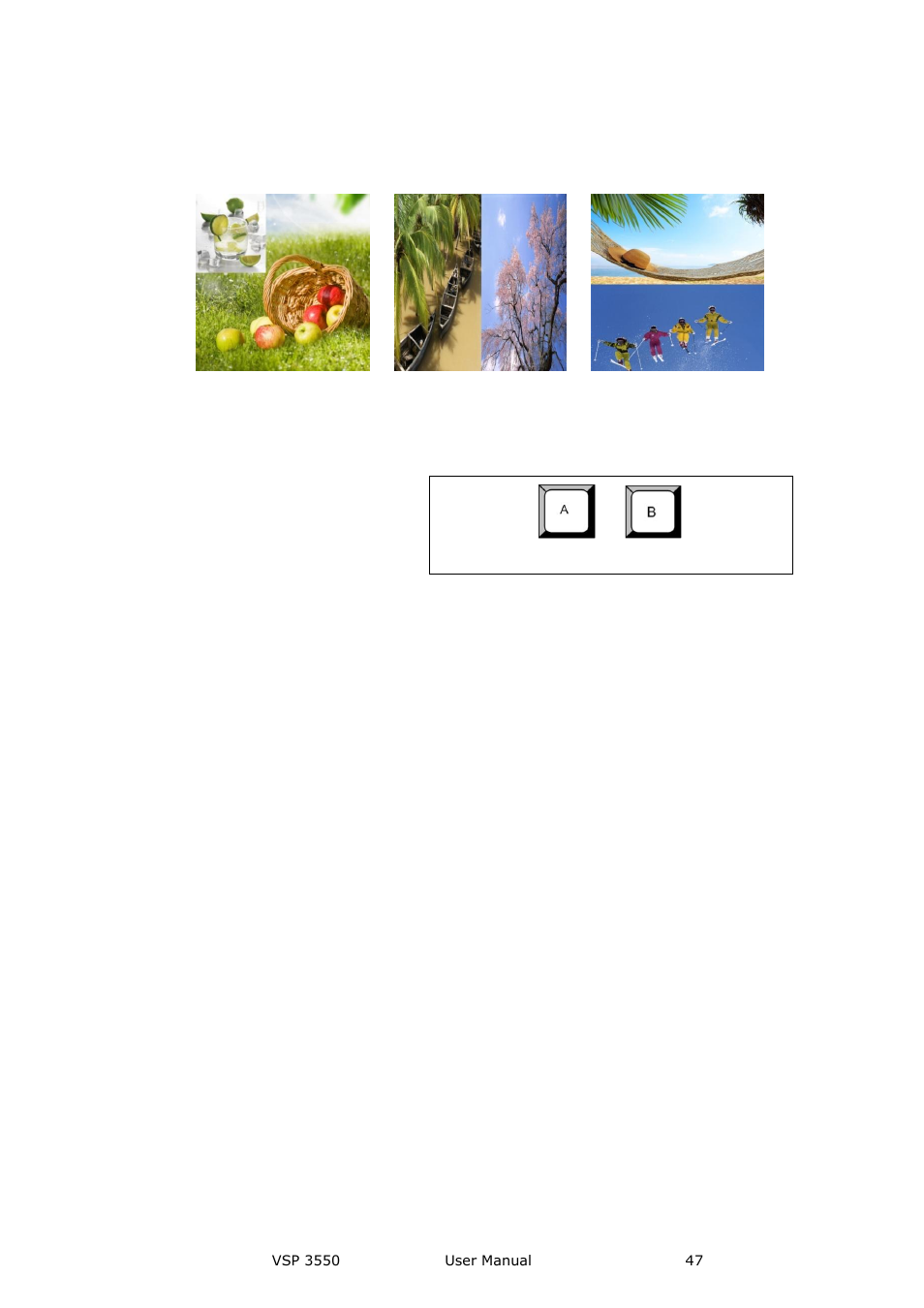 Menu---picture, Picture, Menu orientation | RGBLink VSP 3550S User Manual User Manual | Page 47 / 88