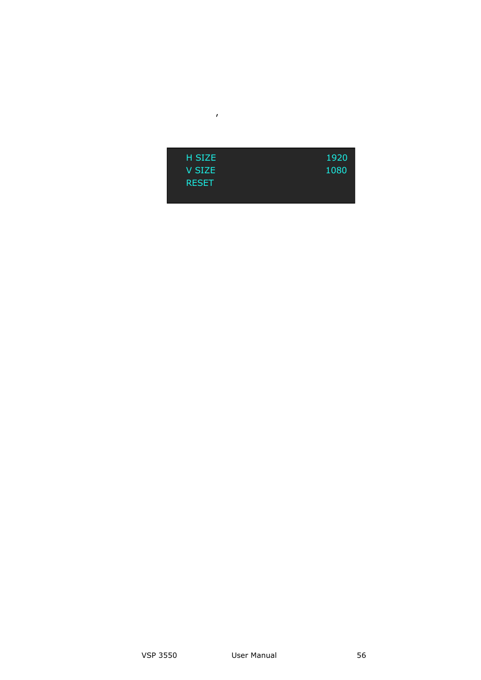 Scale function, Menu orientation | RGBLink VSP 3550S User Manual User Manual | Page 56 / 88