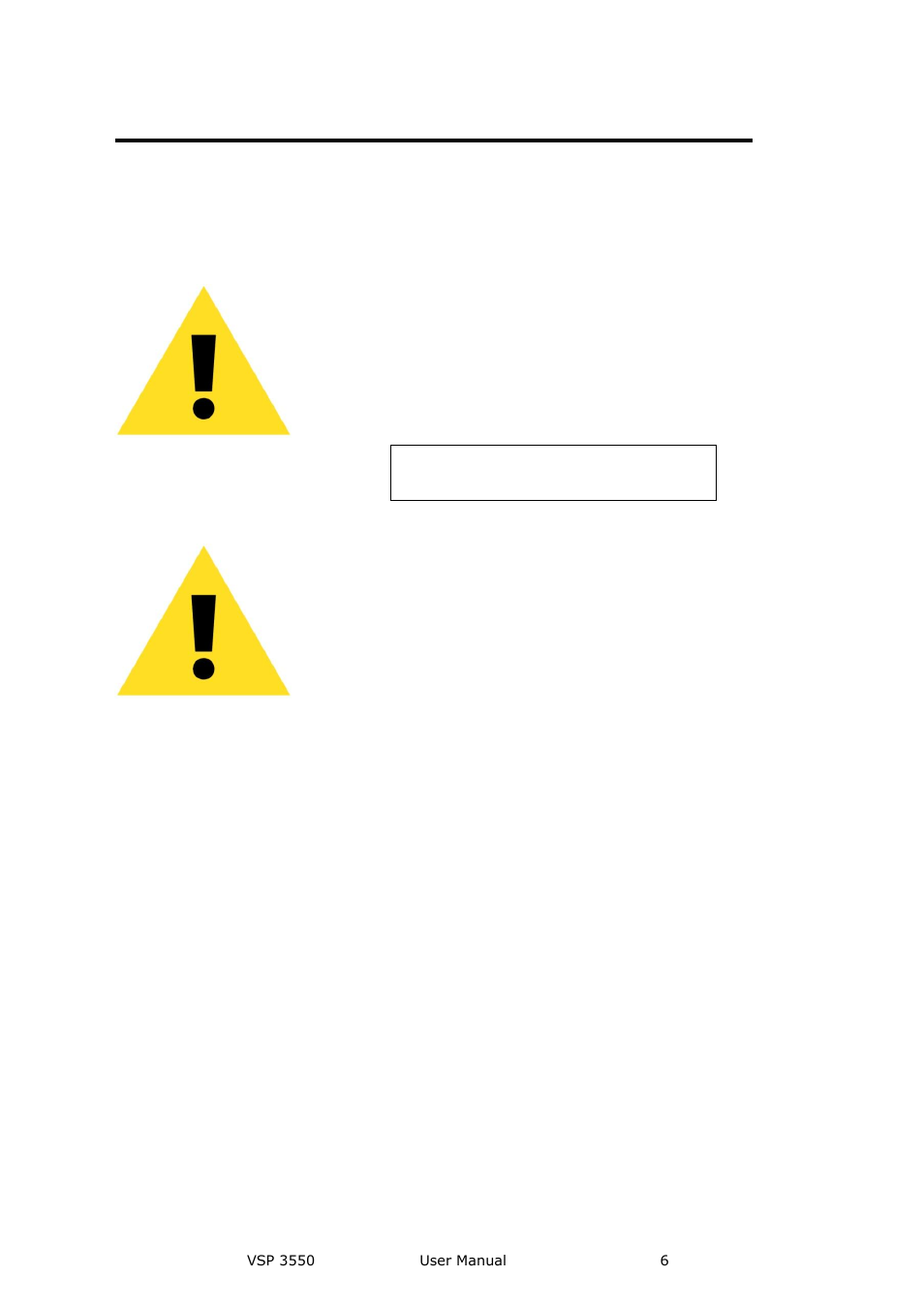 Terms in this manual and equipment marking, Warning, Caution | RGBLink VSP 3550S User Manual User Manual | Page 6 / 88