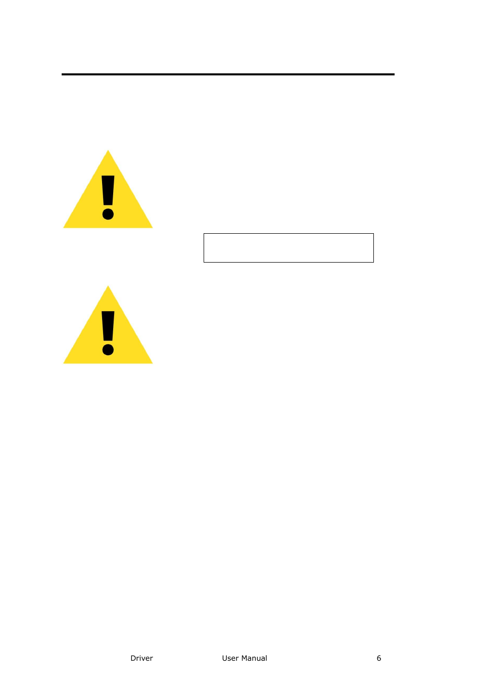 Terms in this manual and equipment marking, Warning, Caution | RGBLink Driver User Manual User Manual | Page 6 / 44