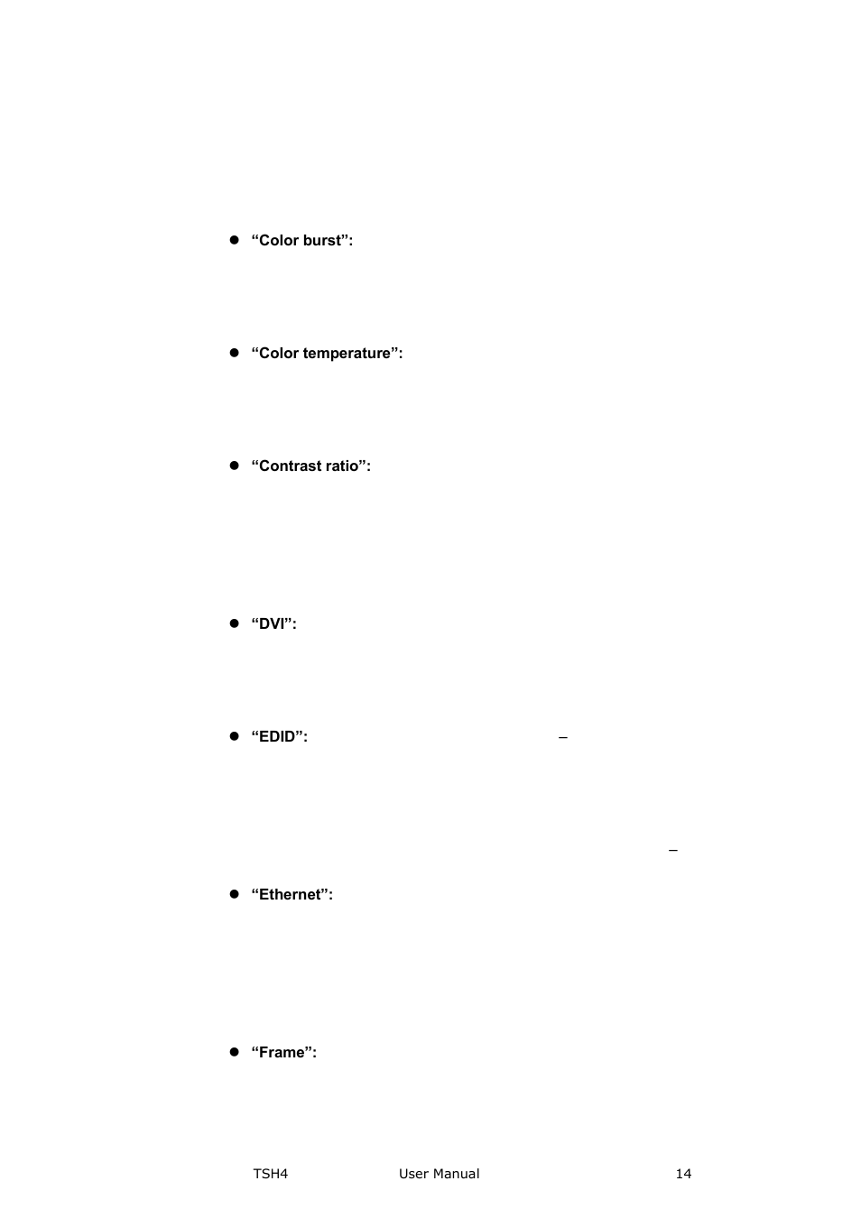 Introduction | RGBLink TSH4 User Manual User Manual | Page 14 / 31