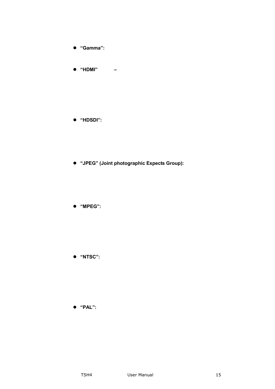 Introduction | RGBLink TSH4 User Manual User Manual | Page 15 / 31