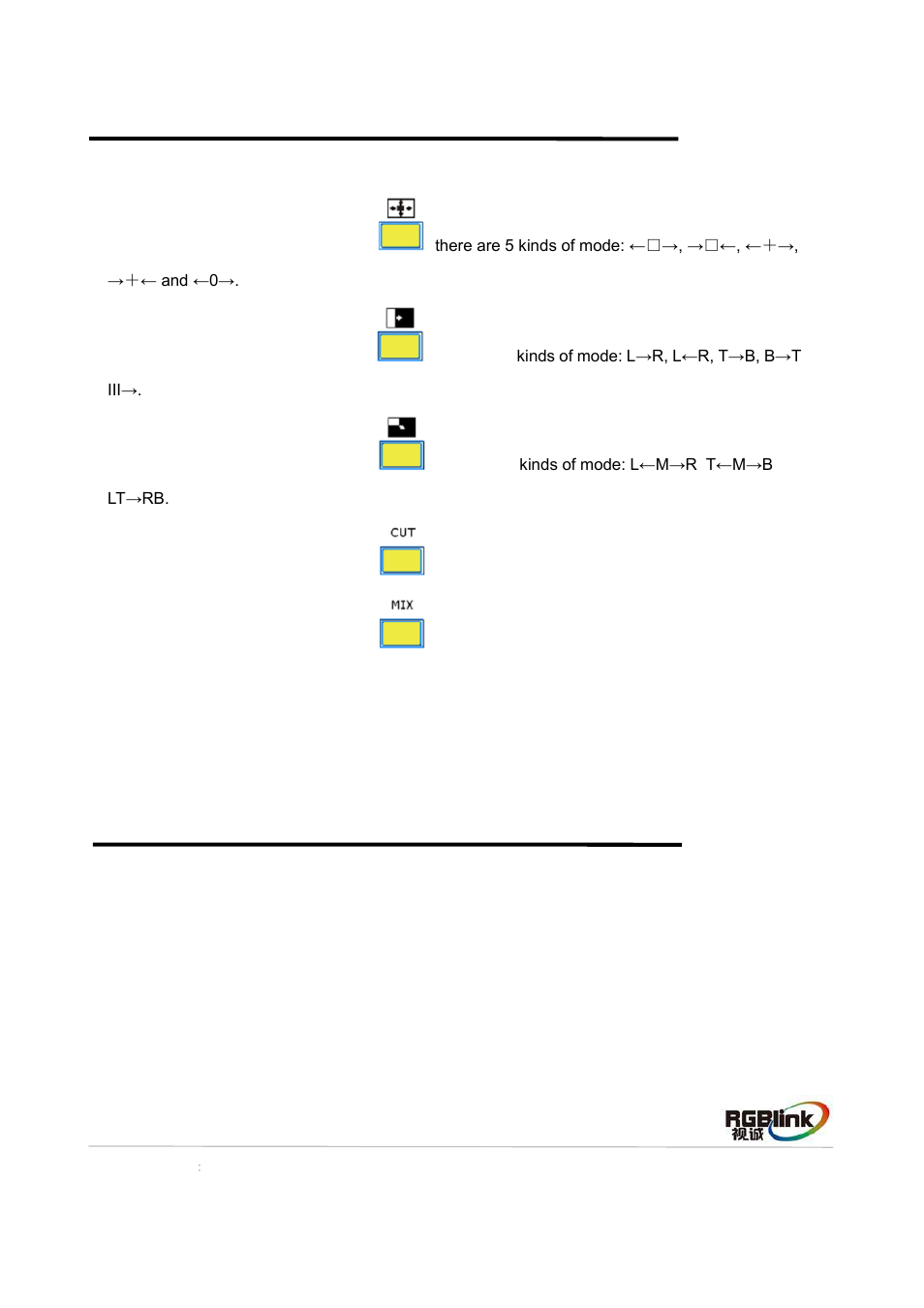 How to change the transition effects, How to choose the output format | RGBLink CP 3072 Quick Start User Manual | Page 12 / 18