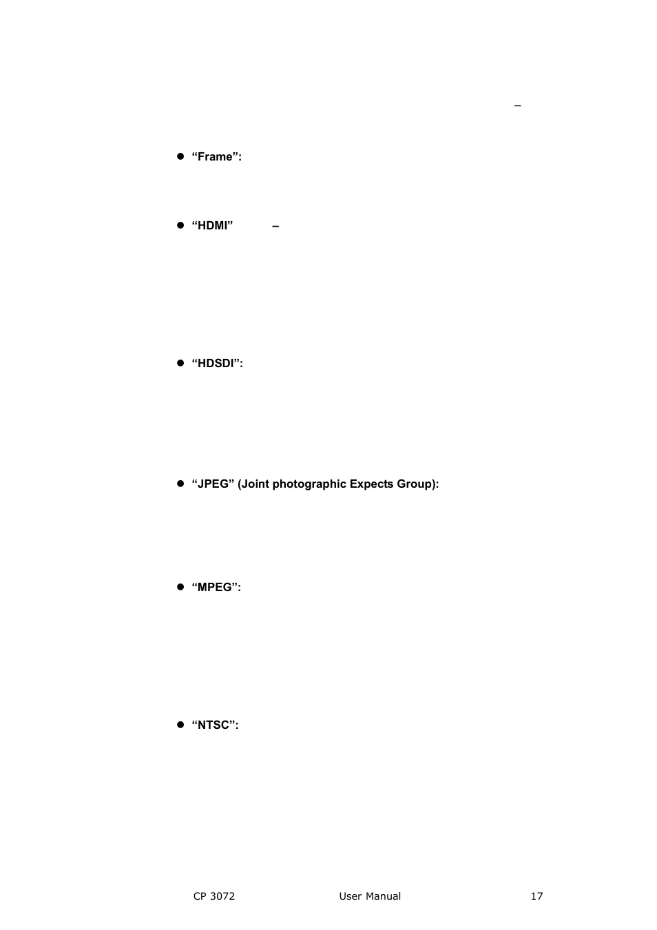 Brief introduction | RGBLink CP 3072 User Manual User Manual | Page 17 / 75