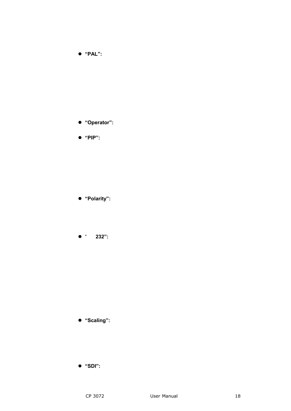 Brief introduction | RGBLink CP 3072 User Manual User Manual | Page 18 / 75