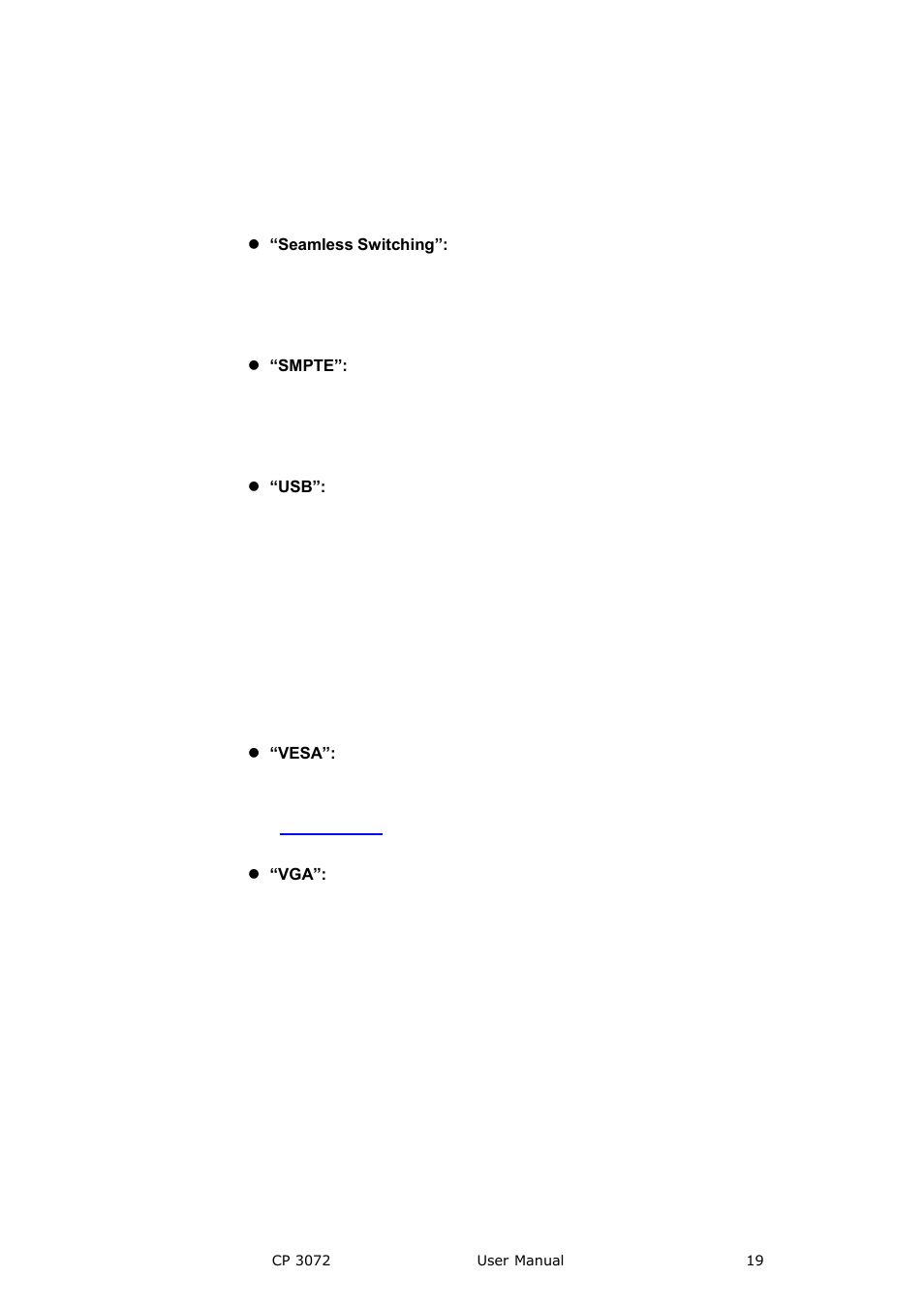 Brief introduction | RGBLink CP 3072 User Manual User Manual | Page 19 / 75