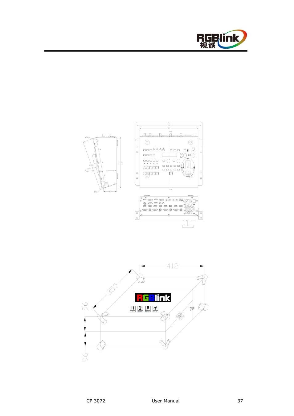Hardware installation, In this chapter | RGBLink CP 3072 User Manual User Manual | Page 37 / 75