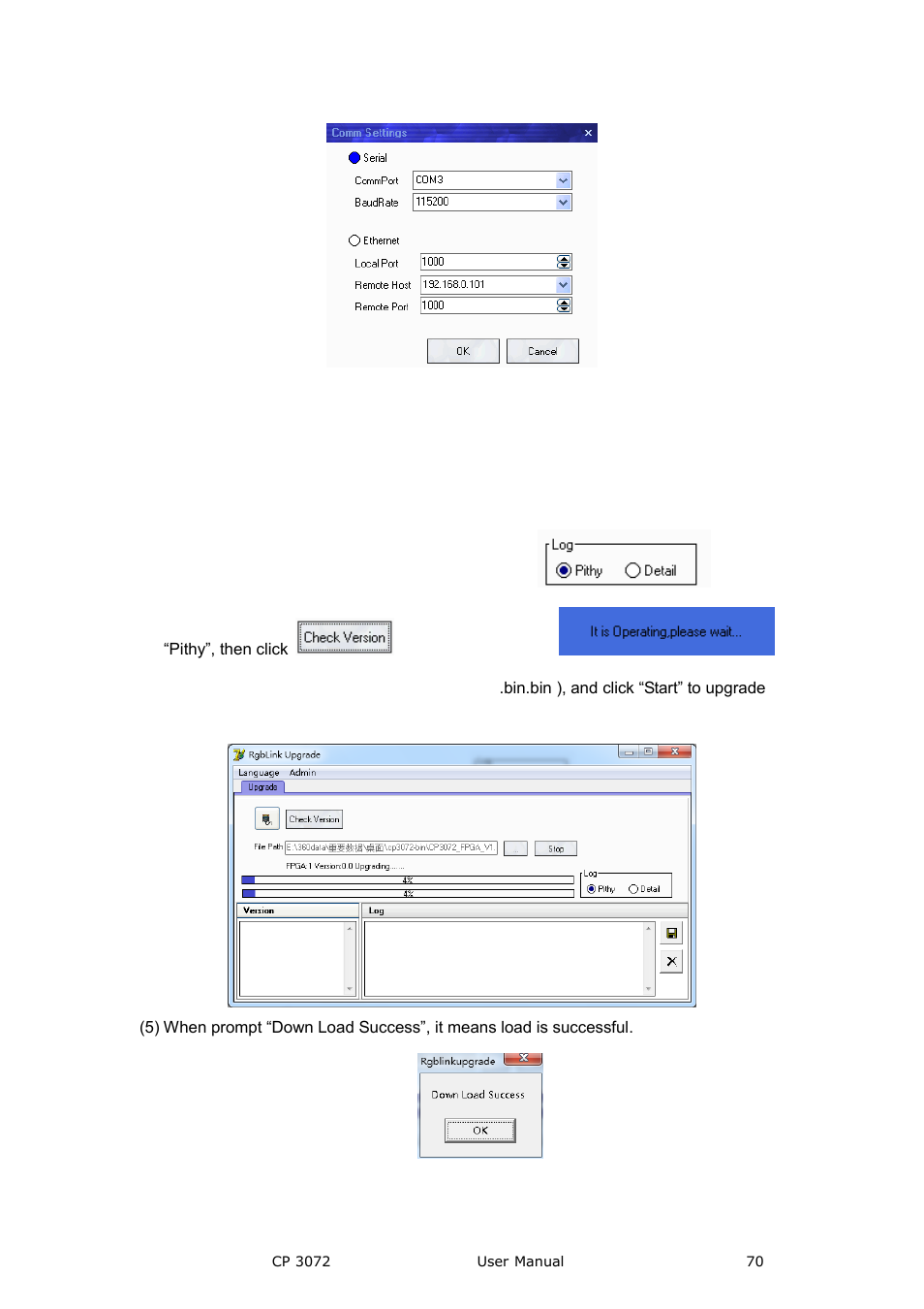 RGBLink CP 3072 User Manual User Manual | Page 70 / 75