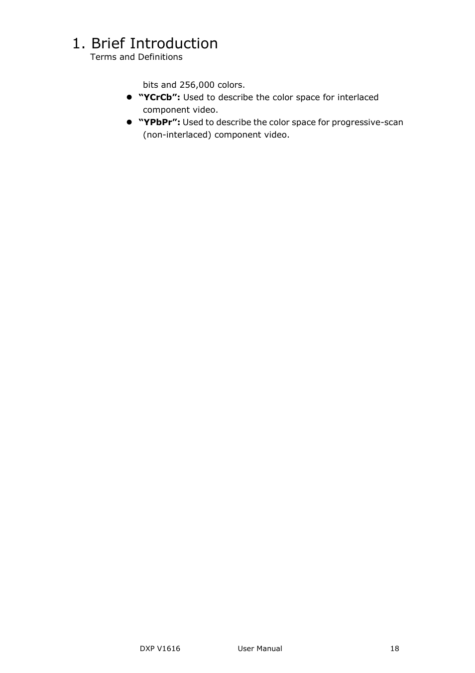 Brief introduction | RGBLink DXP V1616 User Manual User Manual | Page 18 / 50