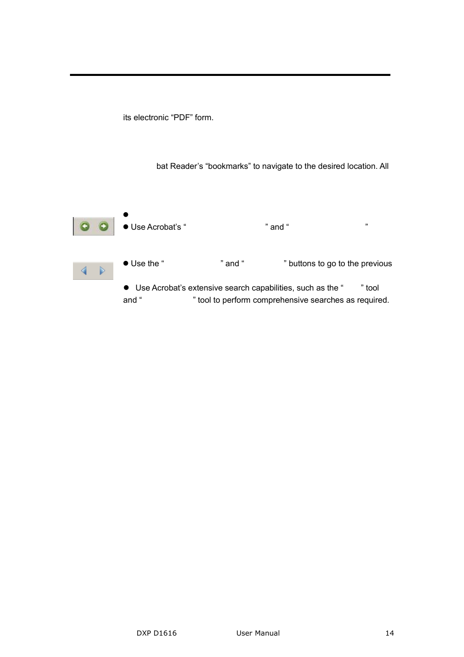 Manual usage, Brief introduction, Navigation | Catalogue and index | RGBLink DXP D1616 User Manual User Manual | Page 14 / 76