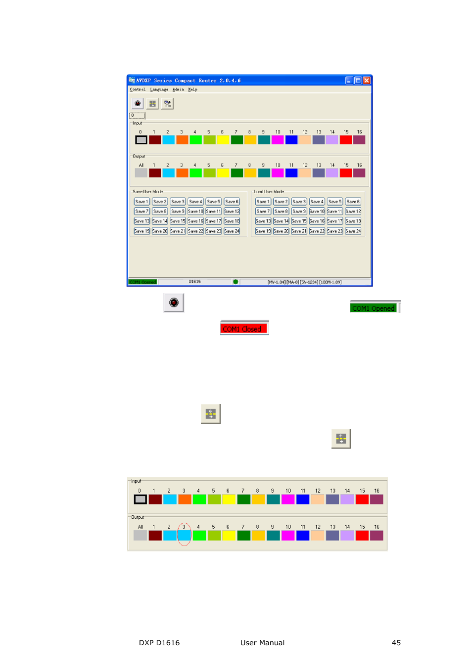 Communication software guideline, Synchronization, Cascade | RGBLink DXP D1616 User Manual User Manual | Page 45 / 76