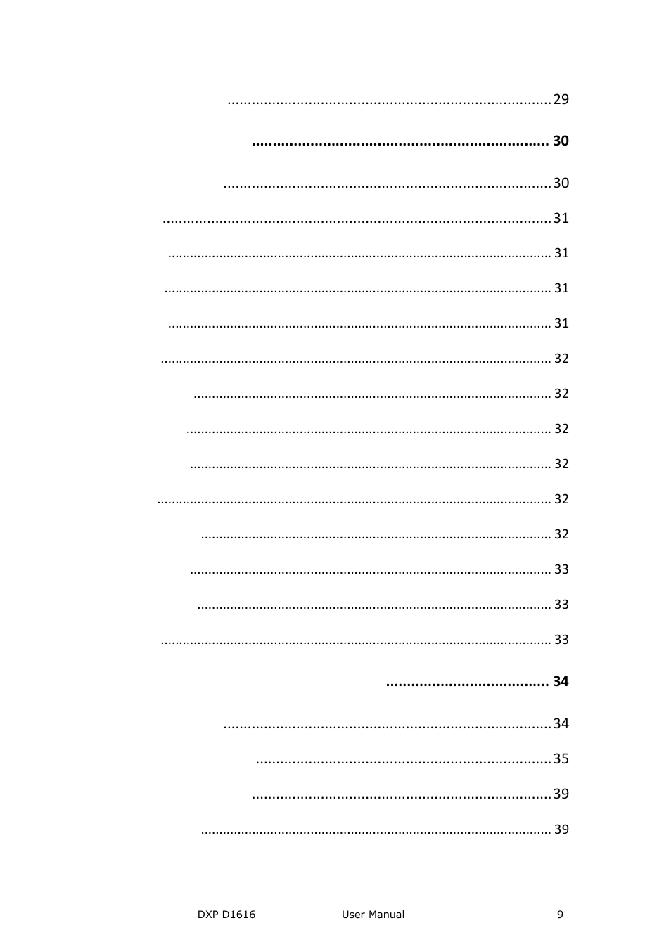 RGBLink DXP D1616 User Manual User Manual | Page 9 / 76