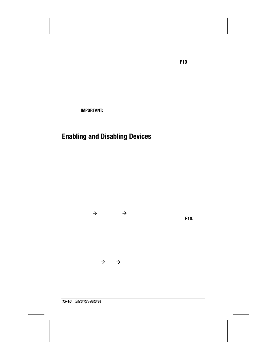 Enabling and disabling devices | Compaq 3500 User Manual | Page 114 / 182