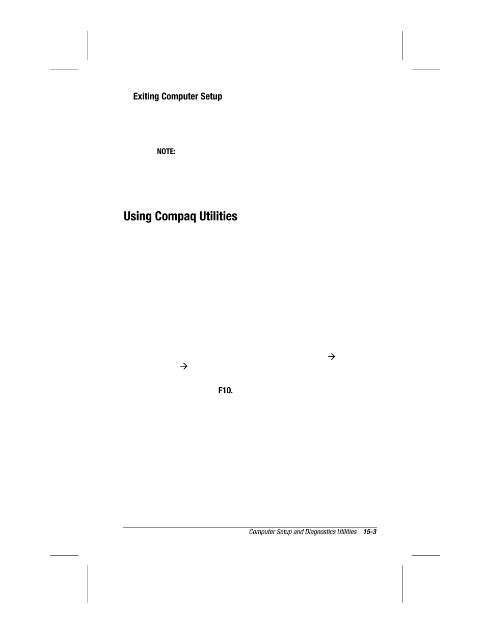 Using compaq utilities | Compaq 3500 User Manual | Page 127 / 182