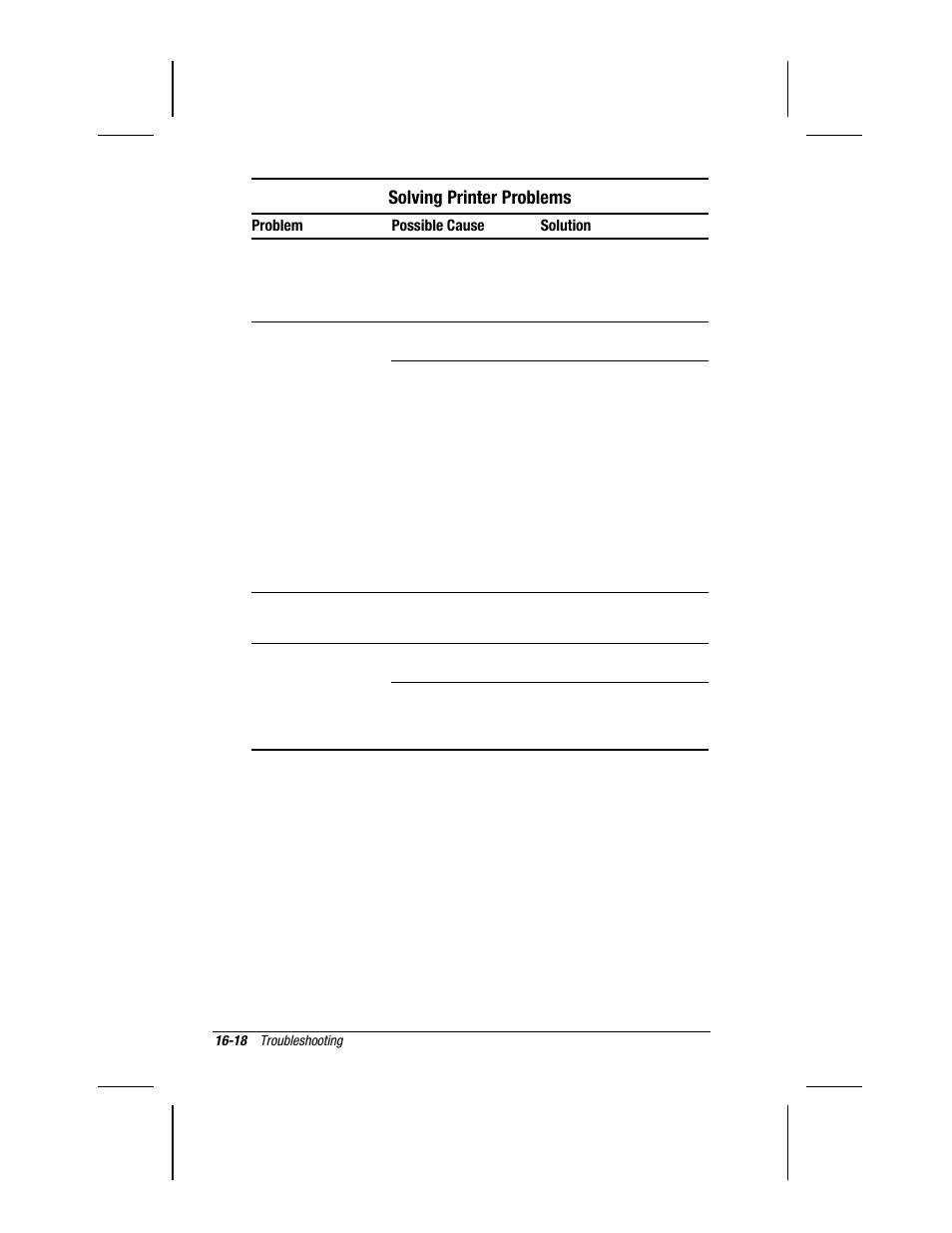 Solving printer problems | Compaq 3500 User Manual | Page 149 / 182