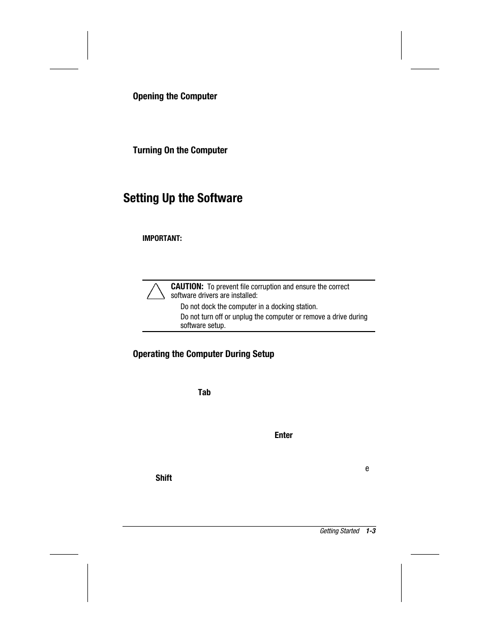 Setting up the software | Compaq 3500 User Manual | Page 16 / 182
