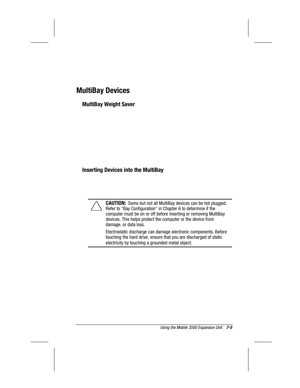 Multibay devices | Compaq 3500 User Manual | Page 69 / 182
