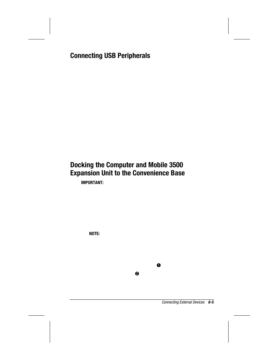 Connecting usb peripherals | Compaq 3500 User Manual | Page 79 / 182