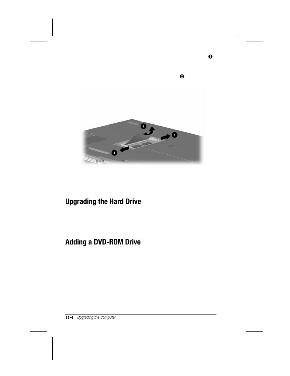 Upgrading the hard drive, Adding a dvd-rom drive | Compaq 3500 User Manual | Page 94 / 182