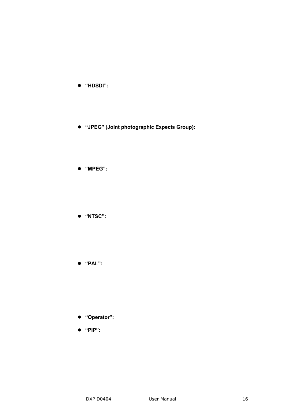 Brief introduction | RGBLink DXP D0404 User Manual User Manual | Page 16 / 30