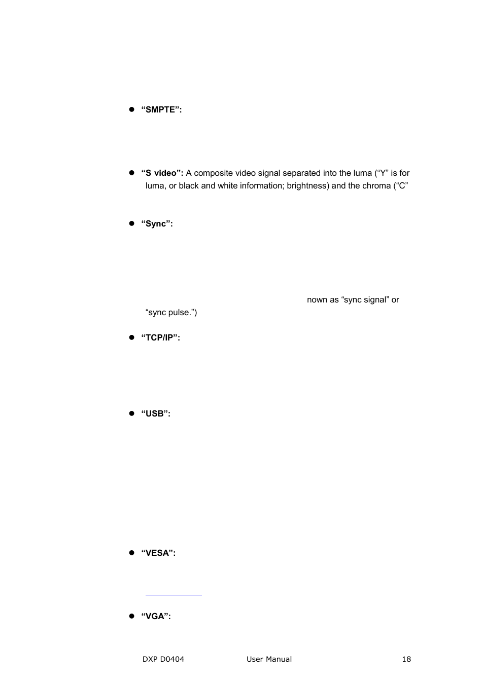 Brief introduction | RGBLink DXP D0404 User Manual User Manual | Page 18 / 30