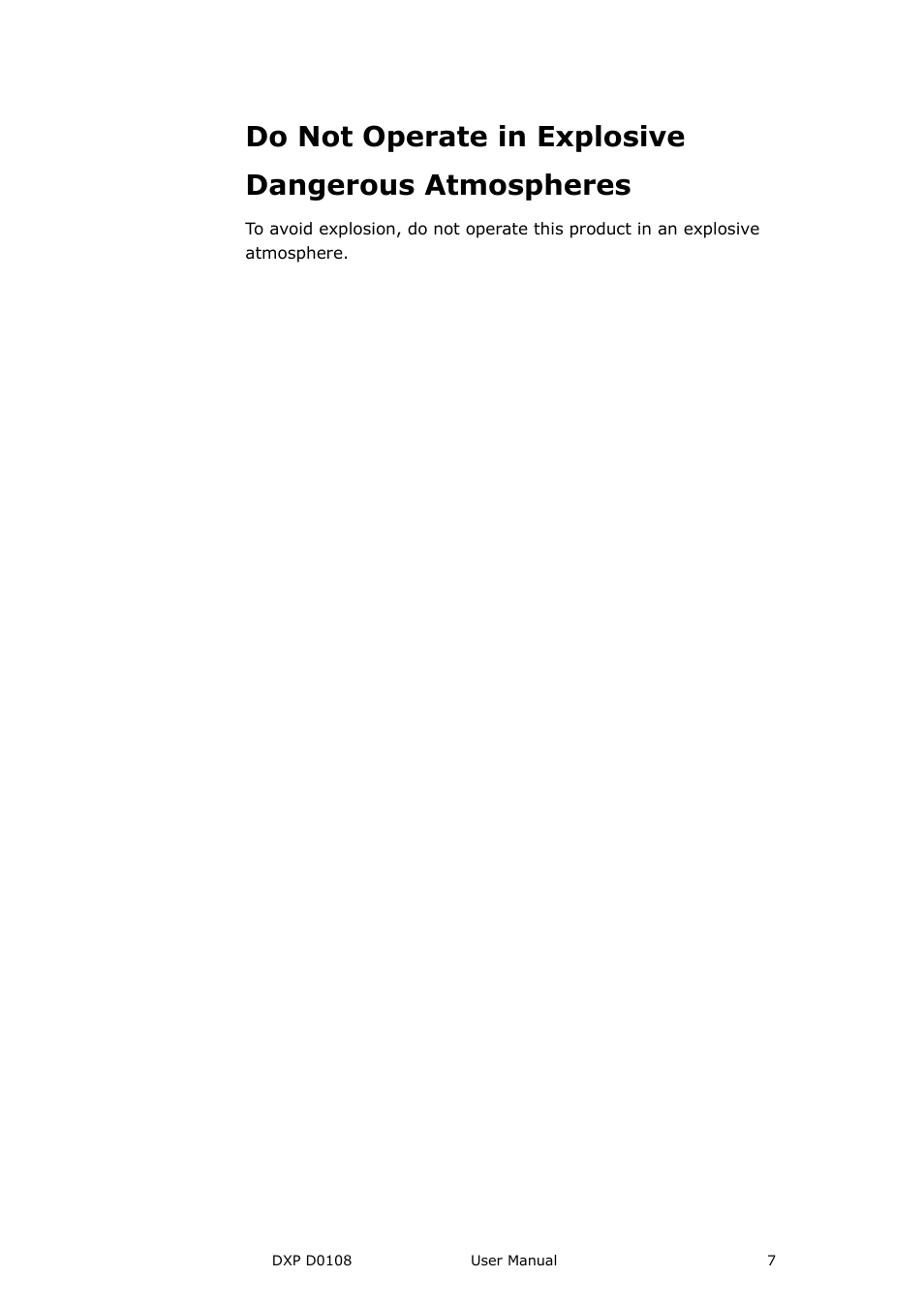 RGBLink DXP D0108 User Manual User Manual | Page 7 / 31