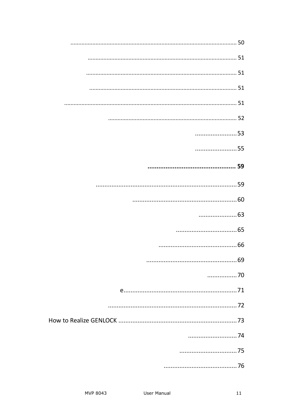 RGBLink MVP 8043 User Manual User Manual | Page 11 / 85