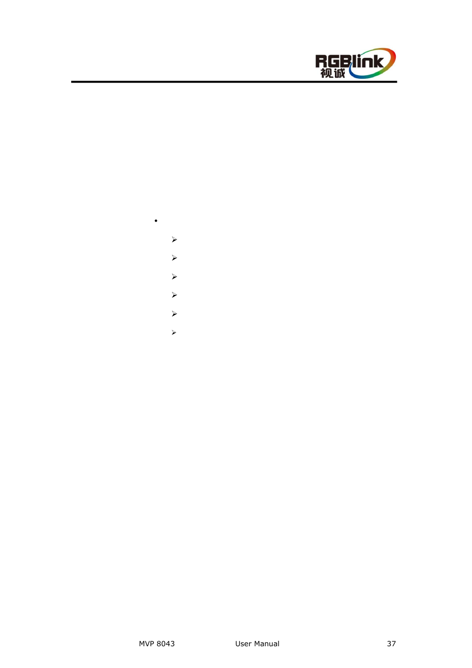 Menu orientation, In this chapter | RGBLink MVP 8043 User Manual User Manual | Page 37 / 85
