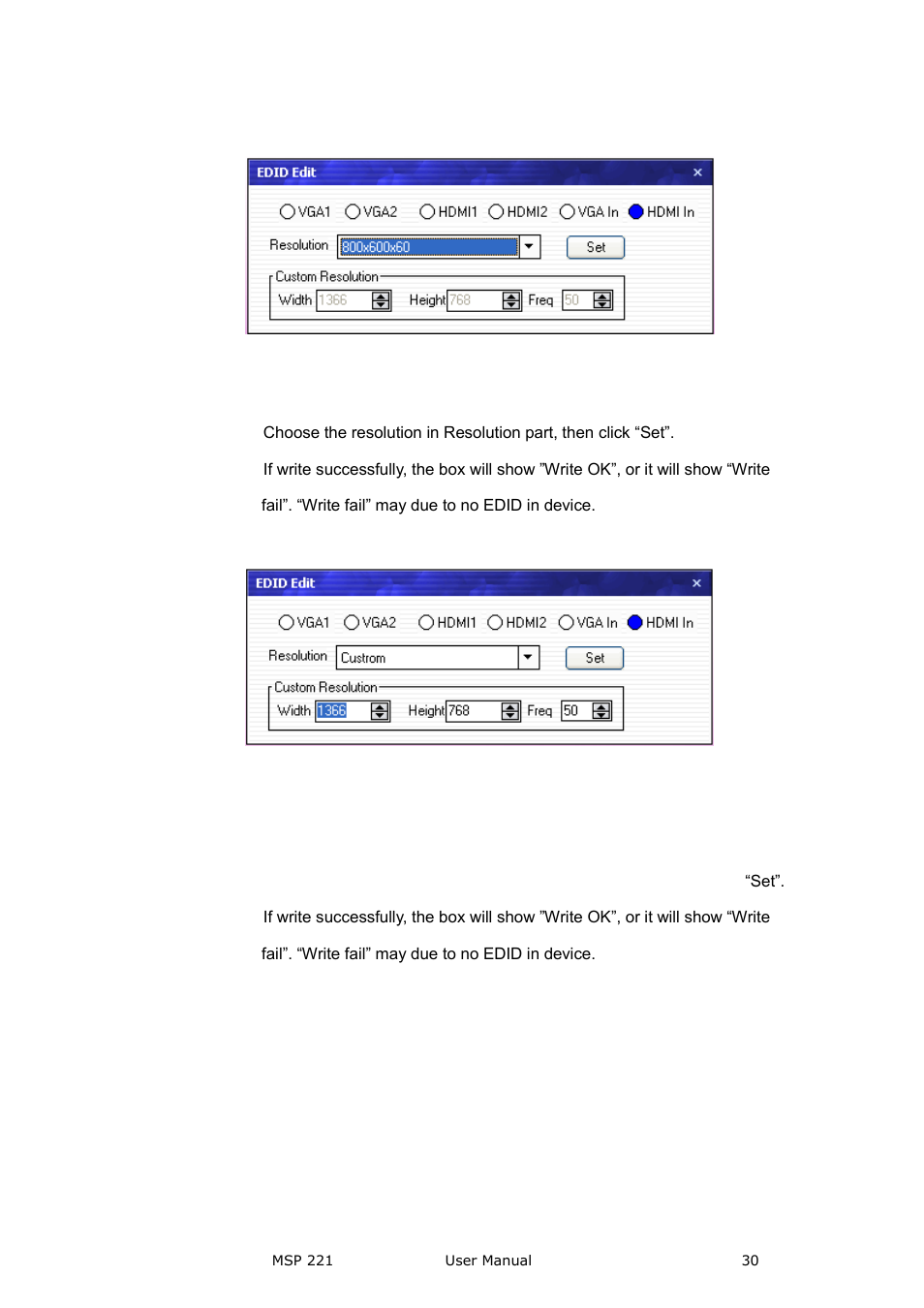 RGBLink MSP 221 User Manual User Manual | Page 30 / 34