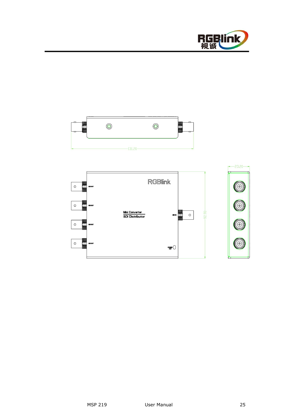 Hardware installation, In this chapter | RGBLink MSP 219 User Manual User Manual | Page 25 / 31
