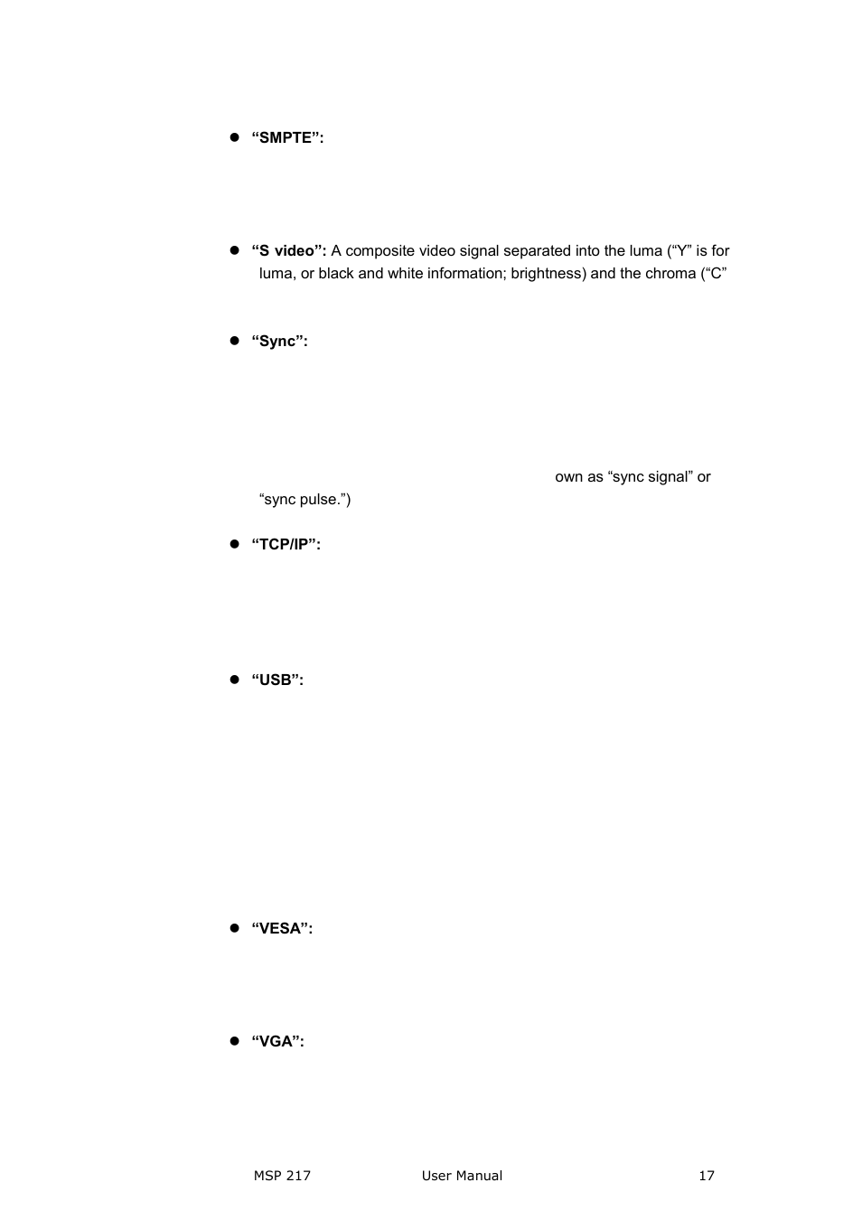 Brief introduction | RGBLink MSP 217 User Manual User Manual | Page 17 / 32