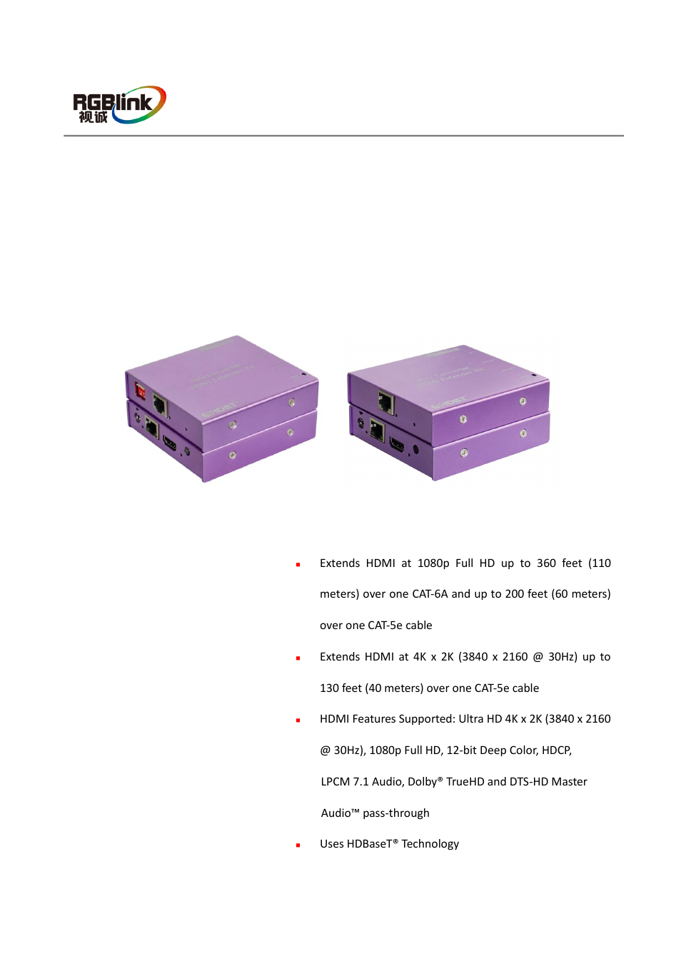 RGBLink MSP 215 User Manual | 11 pages