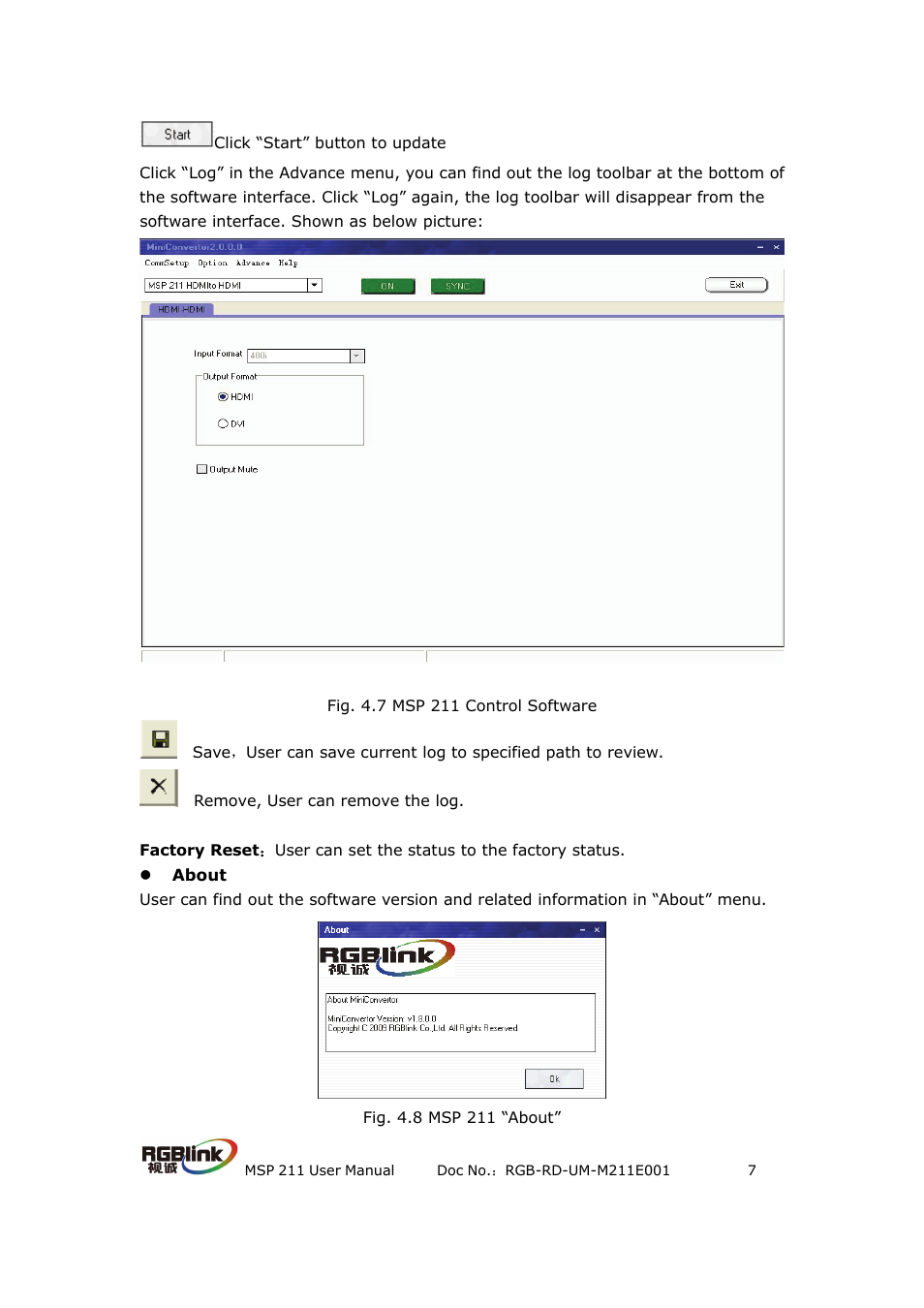 RGBLink MSP 211 User Manual User Manual | Page 10 / 13