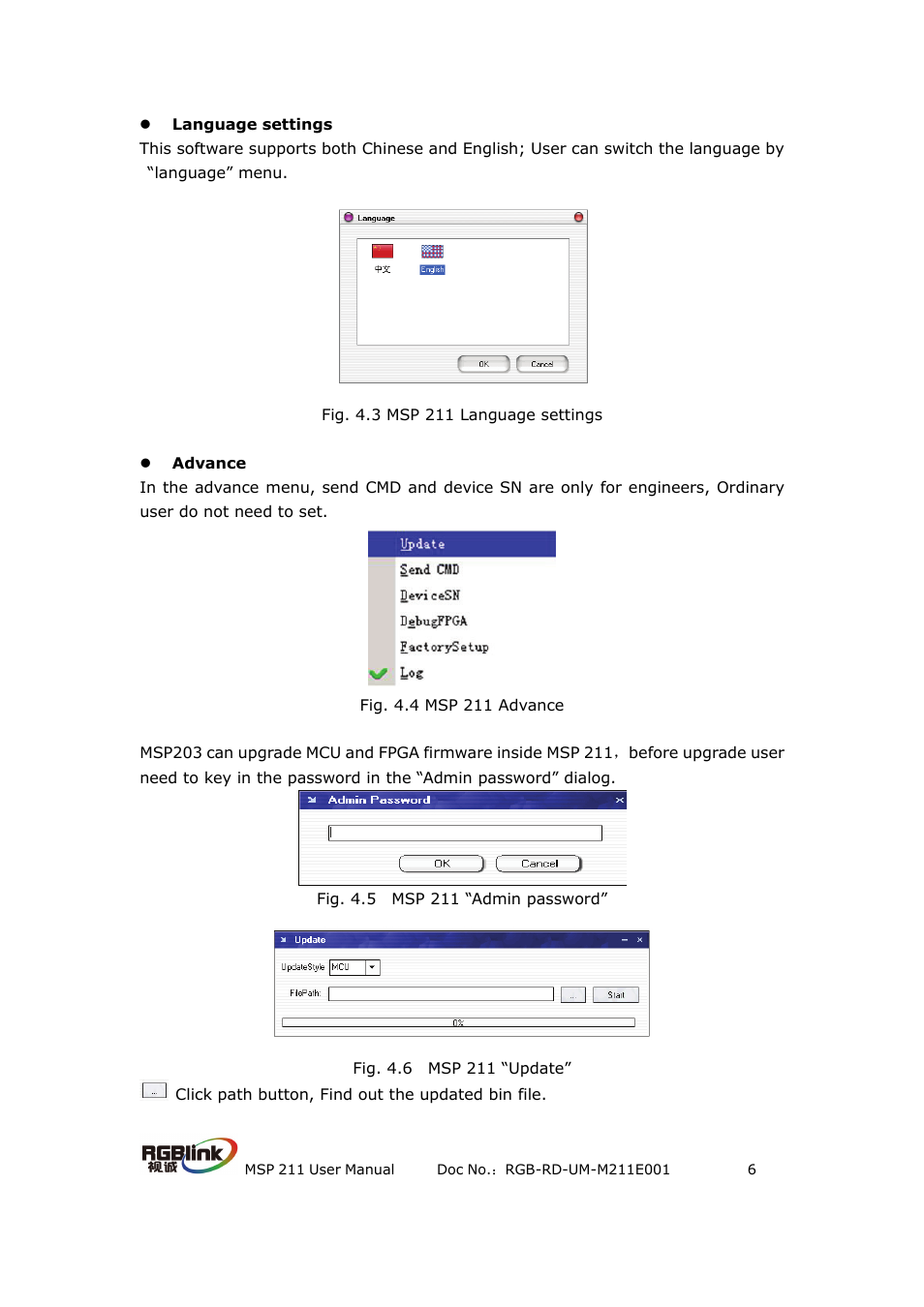 RGBLink MSP 211 User Manual User Manual | Page 9 / 13