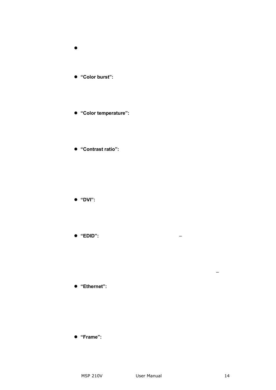 Brief introduction | RGBLink MSP 210V User Manual User Manual | Page 14 / 35