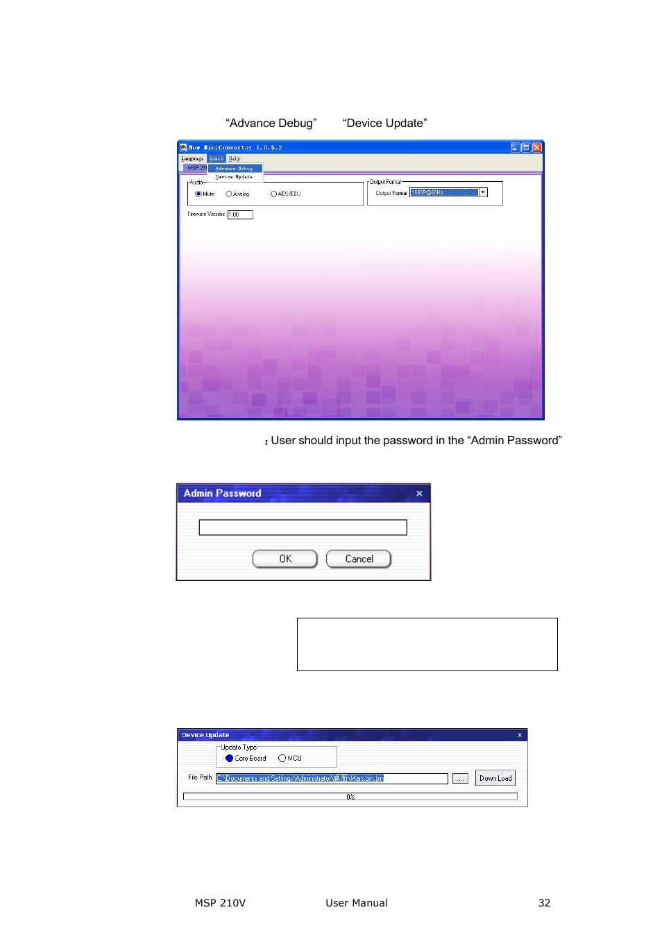 Admin | RGBLink MSP 210V User Manual User Manual | Page 32 / 35