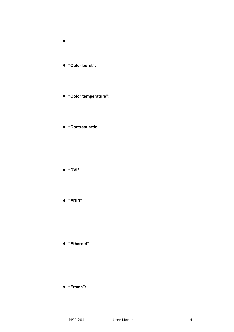 Brief introduction | RGBLink MSP 204 User Manual User Manual | Page 14 / 33