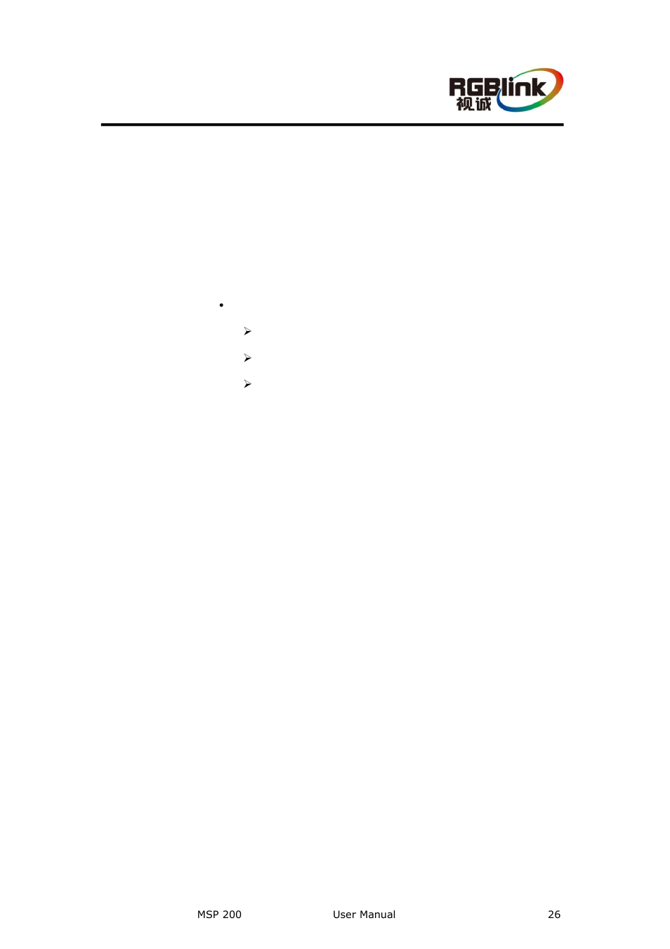 Menu orientation, In this chapter | RGBLink MSP 200 User Manual User Manual | Page 26 / 37