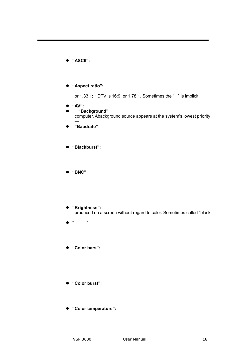 Terms and definitions, Introduction | RGBLink VSP 3600 User Manual User Manual | Page 18 / 133