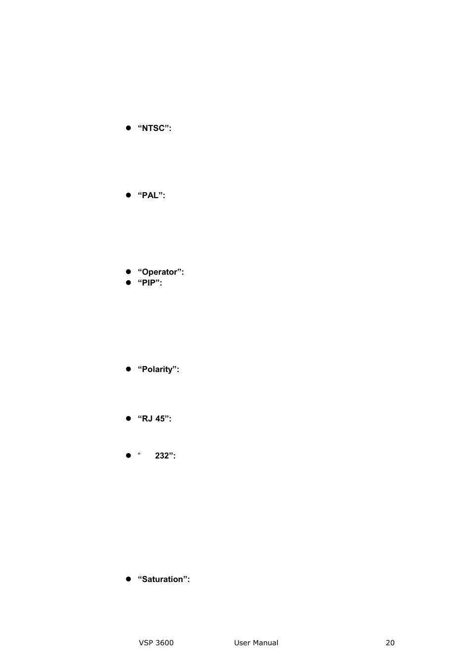 Introduction | RGBLink VSP 3600 User Manual User Manual | Page 20 / 133