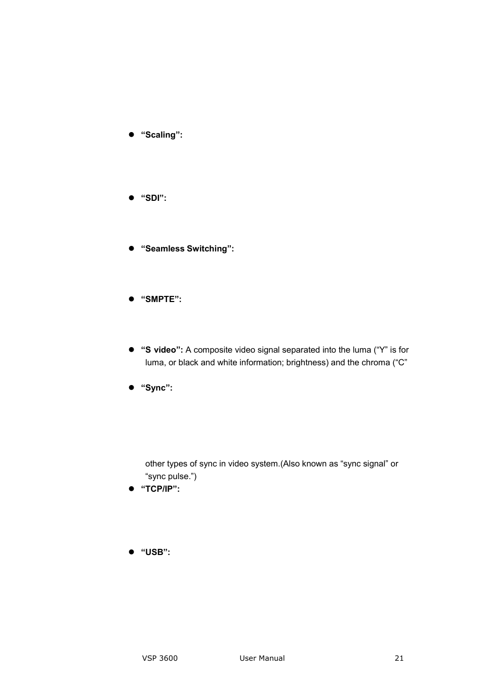 Introduction | RGBLink VSP 3600 User Manual User Manual | Page 21 / 133