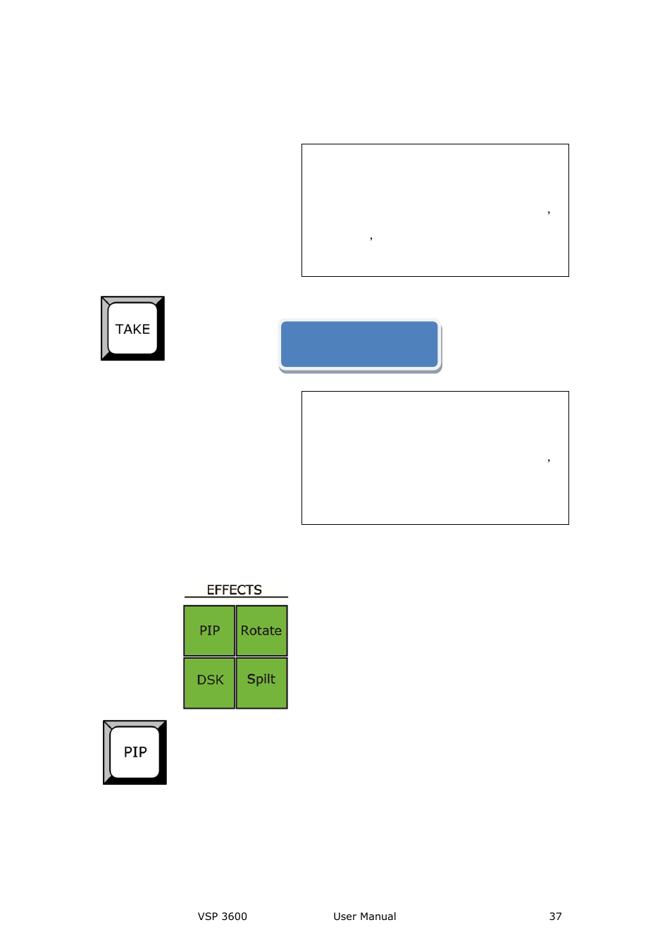 Effects part, Hardware orientation | RGBLink VSP 3600 User Manual User Manual | Page 37 / 133