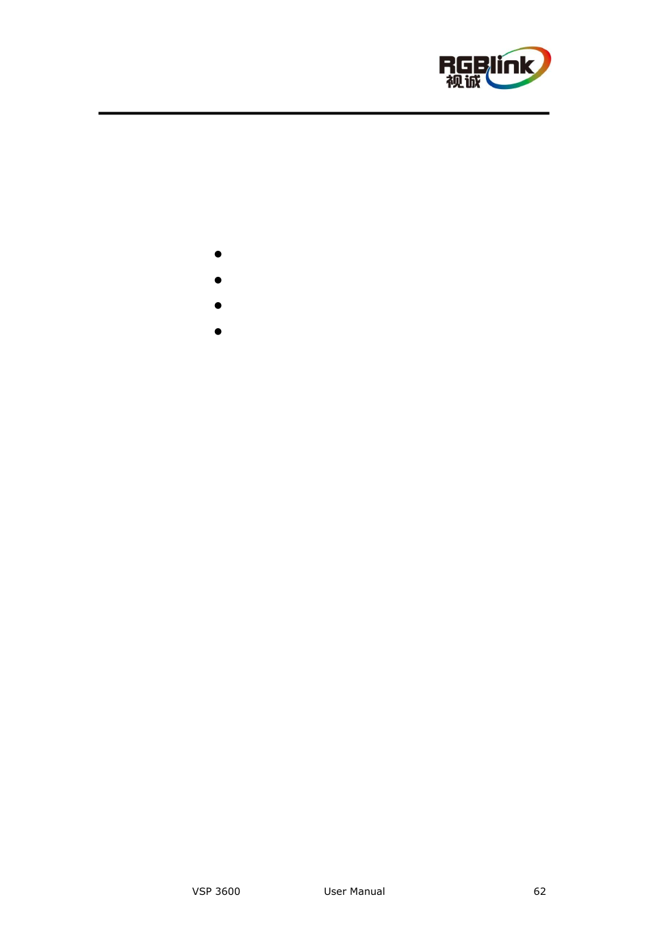 Communication software guideline, In this chapter | RGBLink VSP 3600 User Manual User Manual | Page 62 / 133