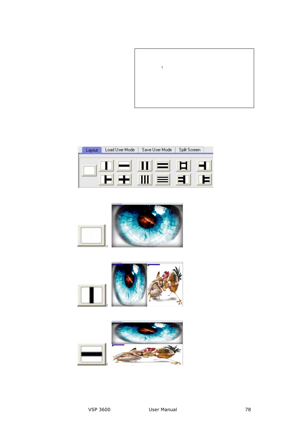 Layout, Communication software guideline | RGBLink VSP 3600 User Manual User Manual | Page 78 / 133