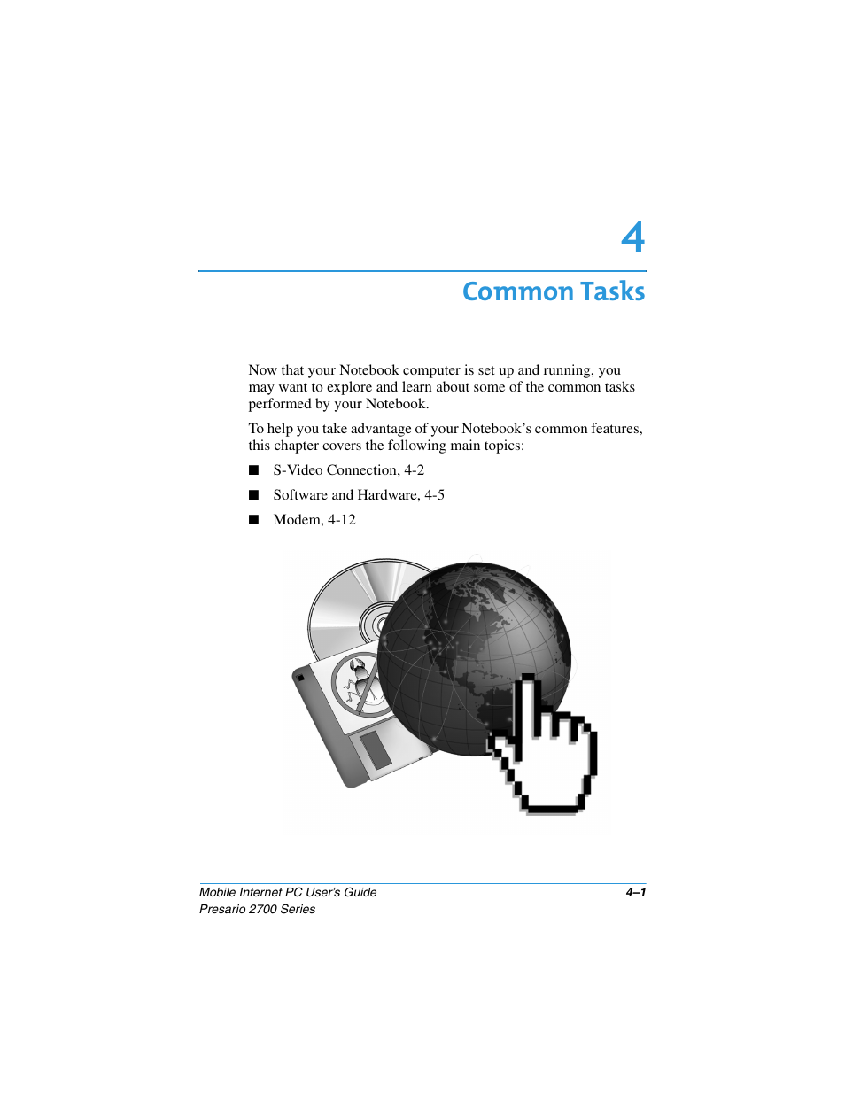 Common tasks | Compaq PRESARIO 2700 User Manual | Page 41 / 136