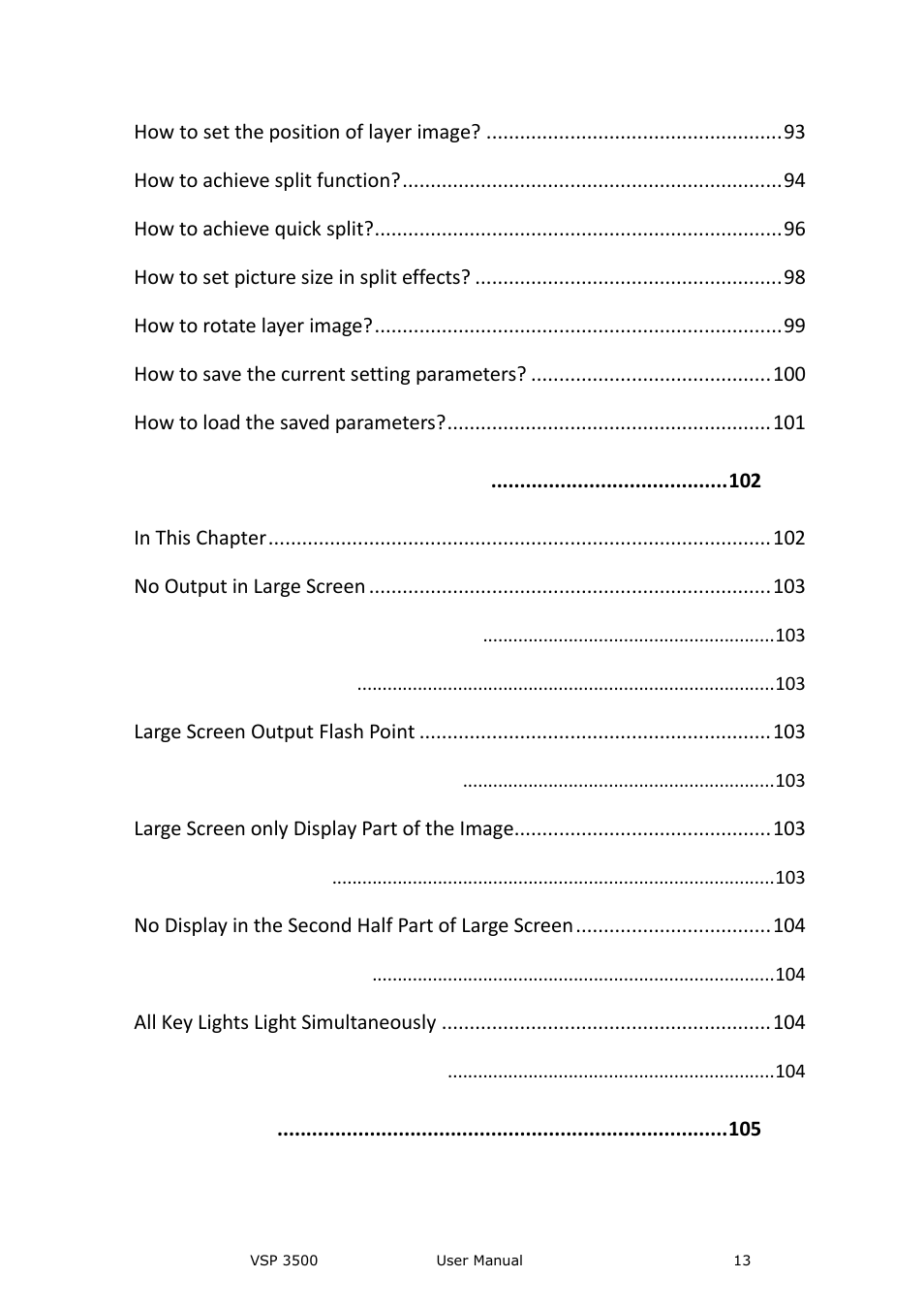 RGBLink VSP 3500 User Manual User Manual | Page 13 / 112